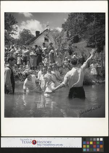 Baptising in Olde Towne Creek