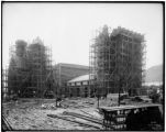 Construction of Cormac's Castle and Blarney Castle in the Irish Village