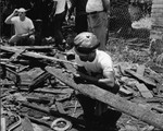 Symbionese Liberation Army crime scene, Los Angeles, 1974