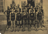 Boys' basketball team at the State Teachers College in Montgomery, Alabama, later Alabama State University.