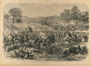 Thumbnail for General Buford's Engagement with Stuart's Confederate Cavalry at Boonsboro, MD. July 9th, 1863, from "The Soldier in Our Civil War"