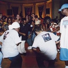 Students dancing at 2002 MCOR