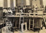 Cabinetmaking class at Tuskegee Institute in Tuskegee, Alabama.