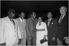 Herman Russell, Billy McKinney, Dollie Mae Shepherd, E. J. Shepherd, and Sidney Marcus