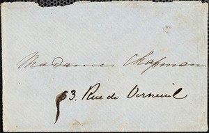 Letter from Sophie Scheffer, [Paris], to Maria Weston Chapman, [1853] June 8