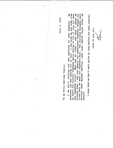 Letter from Karin Kunstler to fellow Civil Rights Workers