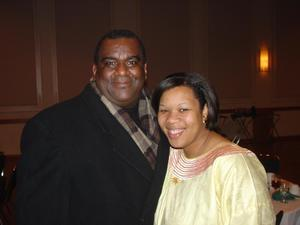 Guest and Cheylon Brown during BHM banquet 2006