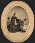 Fannie Virginia Casseopia Lawrence, a redeemed slave child, five years of age as she appeared when found in slavery. Redeemed in Virginia by Catharine [i.e., Catherine] S. Lawrence; baptized in Brooklyn, at Plymouth Church by Henry Ward Beecher, May 1863