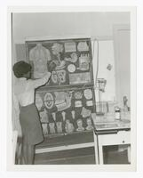 An Unidentified Woman at Home Economics Class Demonstration, 1969