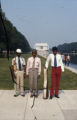 James "Son" Thomas, Leland, Mississippi and Yale. Archie Green and Ray Lum, festival in Washington, D.C. 1974. (Son Thomas and Archie Green)