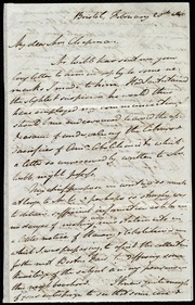 Letter to] My dear Mrs. Chapman [manuscript