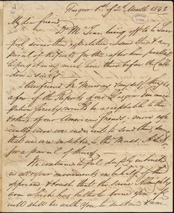 Letter from William Smeal, Glasgow, [Scotland], to William Lloyd Garrison, 1842 [February 1]