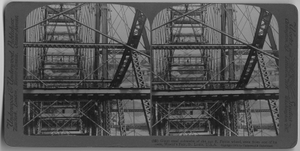 Giant steel cobwebs of the 240 ft. Ferris Wheel [stereograph]