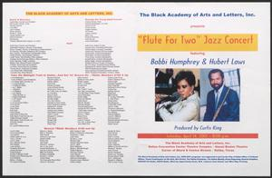 Program: "Flute for Two" Jazz Concert