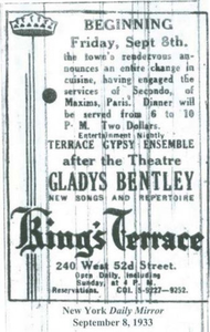 Gladys Bentley at the King's Terrace