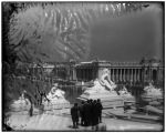 View of Isidore Konti statues on the Cascade at the 1904 World's Fair