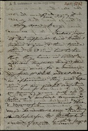 Letter to] My dear Mary [manuscript