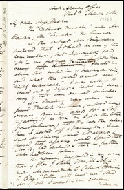 Letter to] My dear Miss Weston [manuscript