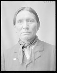 Front view of Fred Lookout, Osage Chief 1904