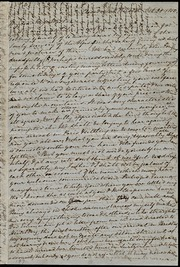 Letter to] My dear Miss Weston [manuscript