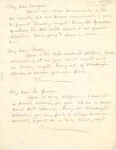 Letter from W. E. B. Du Bois to Clement Morgan