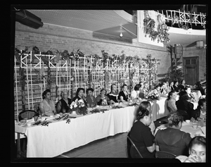 Women's Dinner H.U. 1940 [from enclosure] [cellulose acetate photonegative]