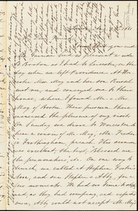 Letter from Mary Grew, Lenox, to Helen Eliza Garrison, 1861 Aug[ust] 27th