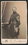 [Quartermaster Sergeant Henry C. Howlett of Co. C, 44th New York Infantry Regiment in uniform with sword]