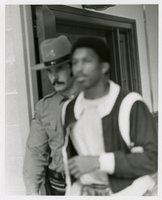Black student protest in Wilbur Cross Library