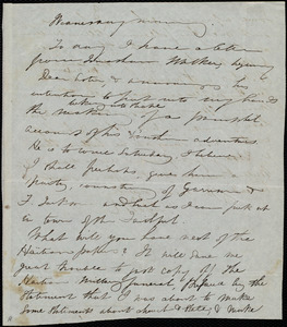 Letter from Maria Weston Chapman, Wednesday morning [1845?]