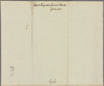 Letter to Gen. [Alured] Clarke [Savannah, Ga.]