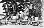 Civil prisoners of Port-au-Prince making chairs