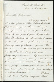 Letter to] Dear Mrs. Chapman [manuscript