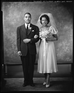 Mr. and Mrs Albert M. Carroll [black-and-white cellulose acetate photonegative]