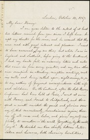 Letter to] My dear Henry [manuscript