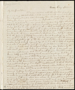 Letter from Sylvia Ann Ammidon, Boston, [Mass.], to Deborah Weston, Friday afternoon