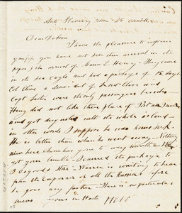 Letter from Hervey Eliphaz Weston, Anti Slavery room, 25 Cornhill, [Boston, Mass.], to Deborah Weston, [1841?]