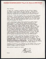 "Atlantans for Maynard Jackson," circa 1973