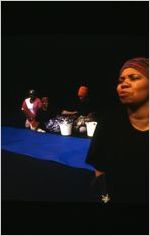 Scene from the 7 Stages Theatre's production of "Sweat," Atlanta, Georgia, February 3 - 25, 2001.