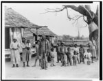 [Sharecropper's family on the Pettway Plantation in Gee's Bend, Alabama]