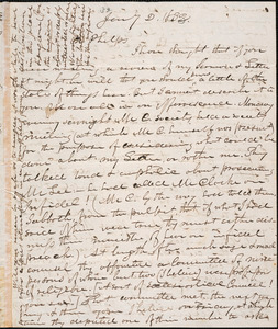 Letter from Samuel Lee, Sherburne, to Amos Augustus Phelps, Jany 2. 1832