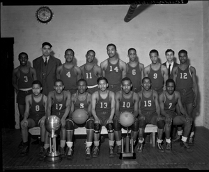 Cardozo Basketball Team, 1942] [cellulose acetate photonegative