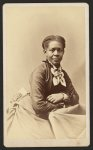 [Three-quarter-length portrait of an African American woman facing front]