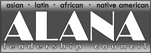 ALANA Leadership Council black and white logo, 2008