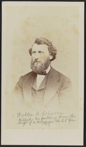 Carte-de-visite portrait of Walter W. Johnson