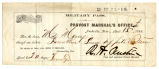 Military Pass for Mrs. Hannah M. Morey