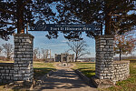 Fort D, one of four small Union Army forts on the Mississippi River built in 1861 to defend Cape Girardeau, a small city in southeast Missouri, during the U.S. Civil War of the 1860s