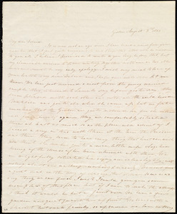 Thumbnail for Letter from Sylvia Ann Ammidon, Groton, [Mass.], to Deborah Weston, August 3rd, 1833