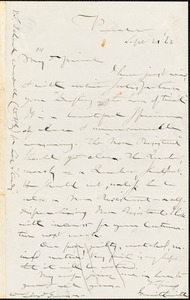 Thumbnail for Letter from Gerrit Smith, Peterboro, [New York], to William Lloyd Garrison, [18]62 Sept[ember] 20