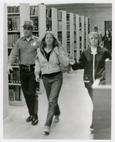 Black student solidarity protest in Wilbur Cross Library
